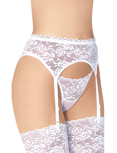 SoftLine Collection 3305 - Biały Pas do Gospów M/L
