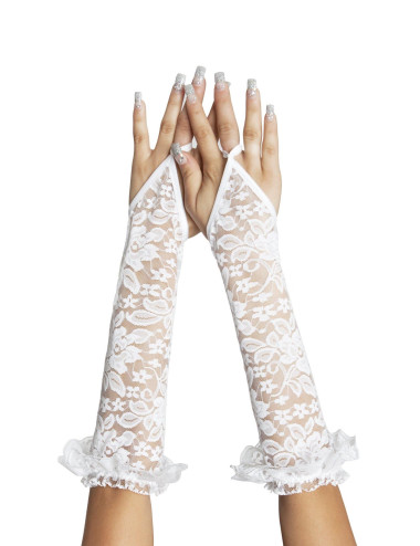 Rękawiczki z koronki Softline – dodatek do bielizny S/L