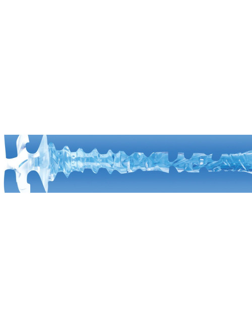 Fleshlight Turbo Thrust Blue Ice - Masturbator, Zabawki dla dorosłych, Waginy, Realistyczny efekt głębokiego gardła