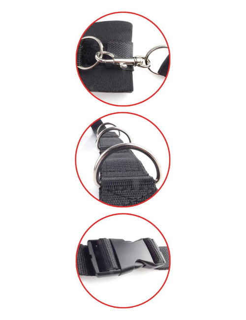 Pipedream Fetish Fantasy Ultimate Bed Restraint System – Pasy do łóżka