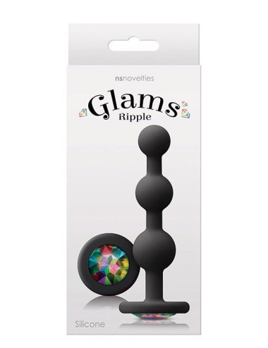 GLAMS RIPPLE RAINBOW GEM BLACK
