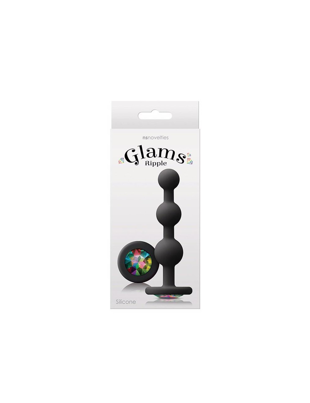 GLAMS RIPPLE RAINBOW GEM BLACK