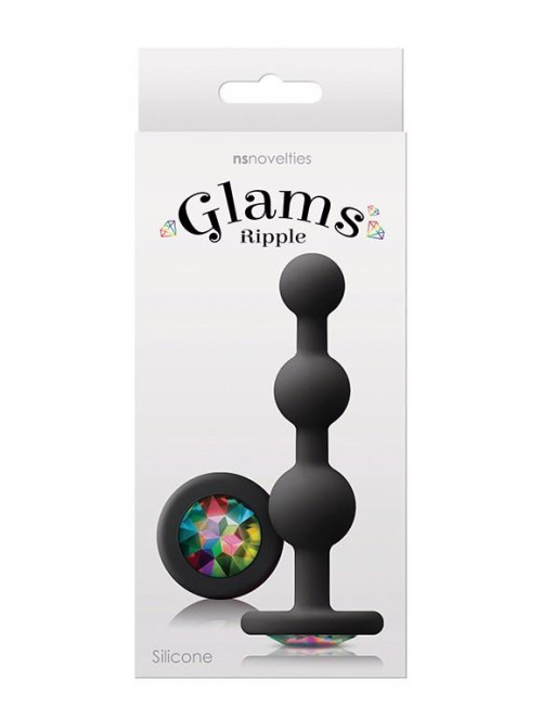 GLAMS RIPPLE RAINBOW GEM BLACK