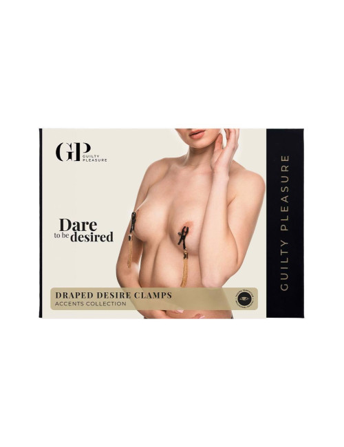 GUILTY PLEASURE DRAPED DESIRE CLAMPS