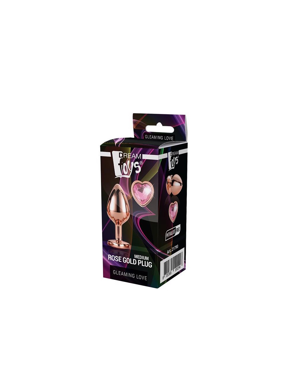 Dream Toys Gleaming Love - Różowozłoty korek M