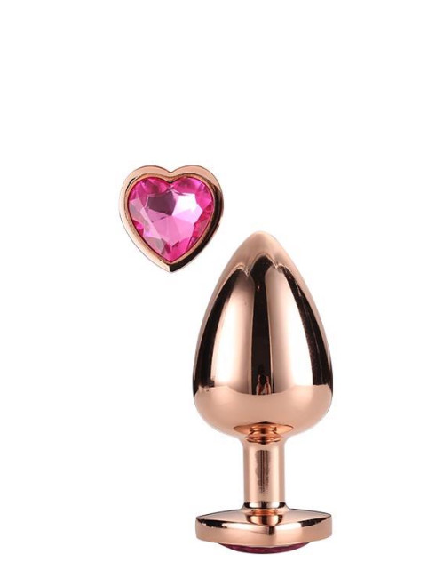 Dream Toys Gleaming Love - Różowozłoty korek M