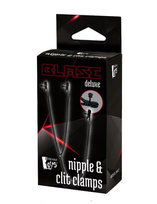 Dream Toys Blaze Deluxe - Klamerki do sutków i łechtaczki