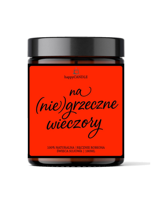 Świeca sojowa NA NIEGRZECZNE WIECZORY