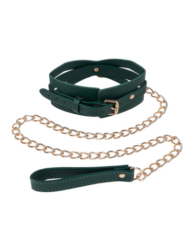 Cutout Collar And Leash