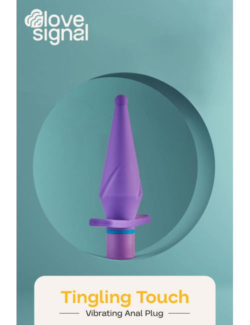 Tingling Touch – Wibrujący korek analny silikon IPX6, 3 poziomy, 7 programów, zabawki analne