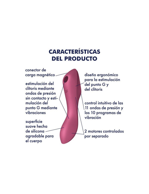 Satisfyer Curvy Trinity 3 Red