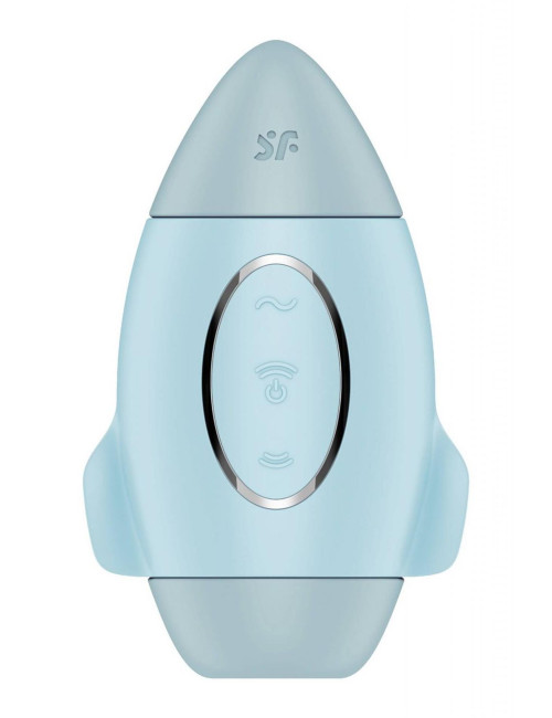 Satisfyer Mission Control Blue - Niebieski gadżet stymulujący