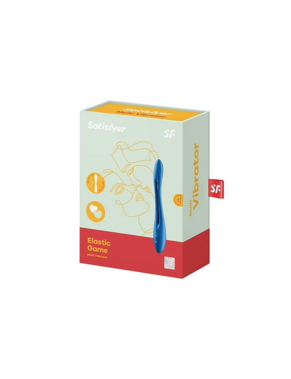 Elastic Game multi vibrator (Dark blue)