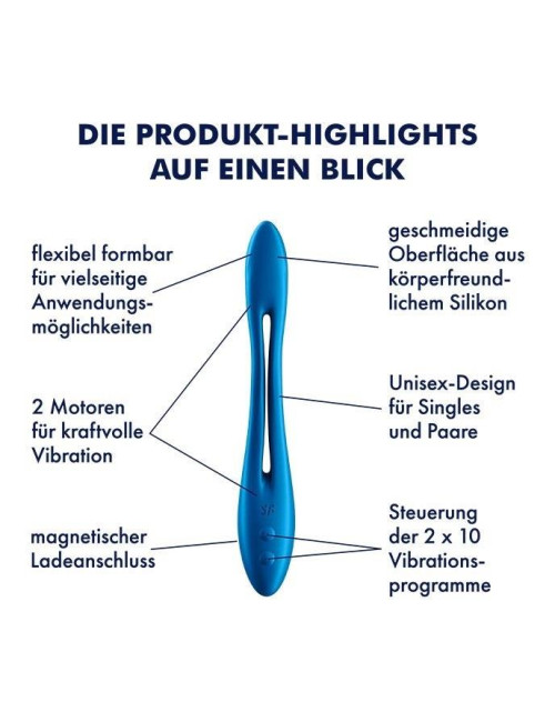 Elastic Game multi vibrator (Dark blue)