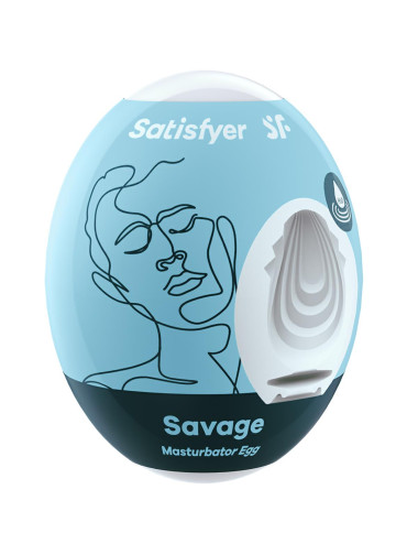 Satisfyer Masturbator Egg Savage - Jednorazowy Masturbator