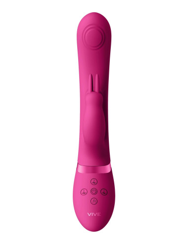 May - Pulse-Wave & C-spot & G-Spot Rabbit - Pink