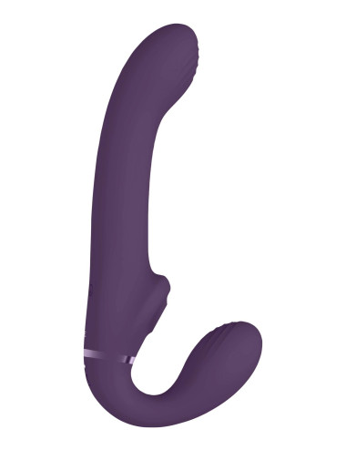 Ai - Dual Vibrating & Air Wave Tickler Strapless Strapon