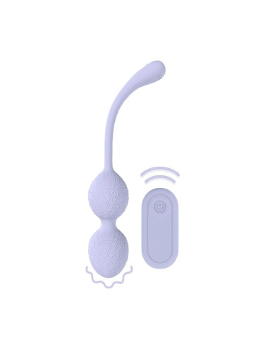 Kegel Bead Lavender z Pilotem - kulki z wibracją zabawki intymne