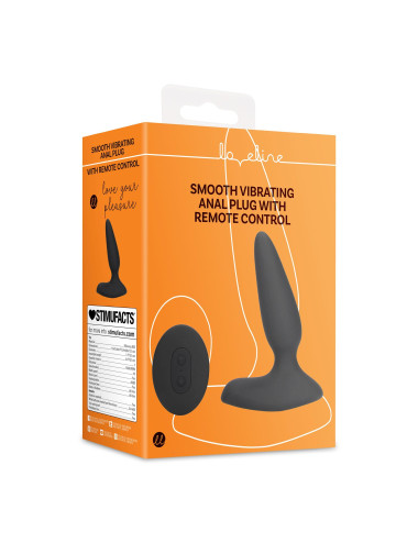 Smooth Vibrating Anal Plug with Remote Control