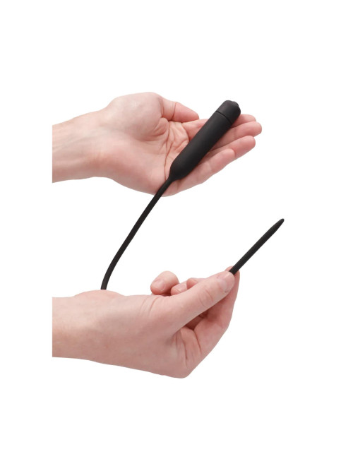 Ouch! Silikonowy Korek Analny z Wibracją Extra Long