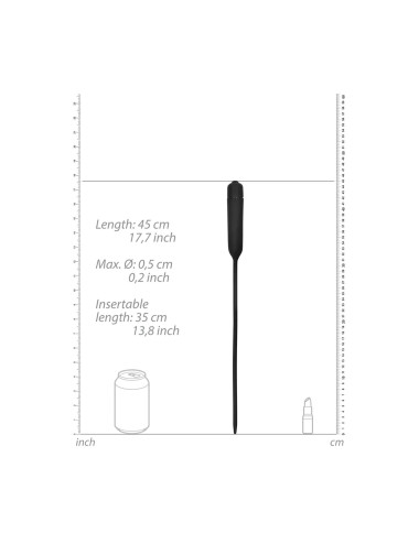 Silicone Vibrating Bullet Plug Extra Long