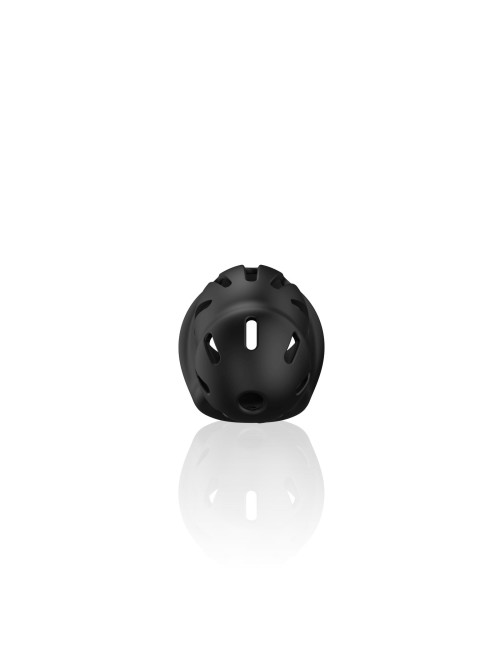 Model 27 Ultra Soft Silicone Chastity Cage Black - Pas Cnoty BDSM