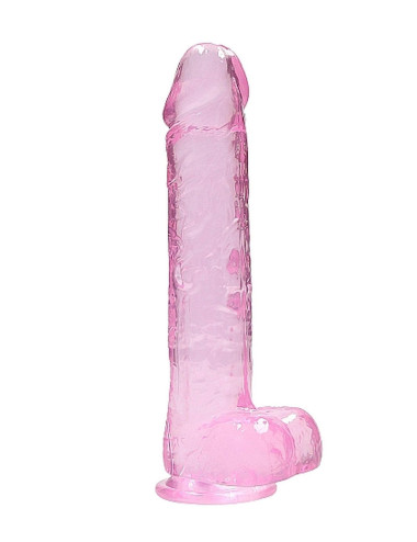 9 / 23 cm Realistic Dildo With Balls - Pink