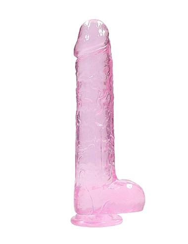 9 / 23 cm Realistic Dildo With Balls - Pink