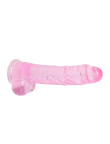 9 / 23 cm Realistic Dildo With Balls - Pink