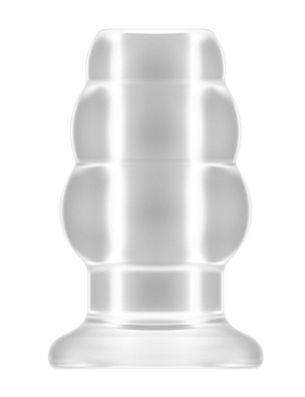 Sono No.51 - Duży drążony korek analny z tunelem 13 cm (Transparentny)