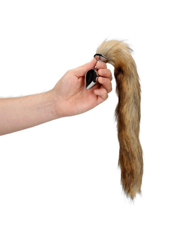 Fox Tail with Metal Butt Plug