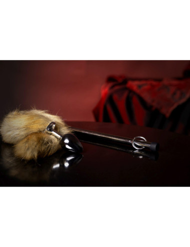 Fox Tail with Metal Butt Plug