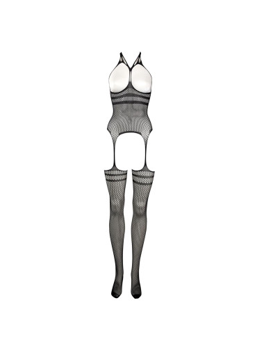 Strappy Suspender Bodystocking - One Size