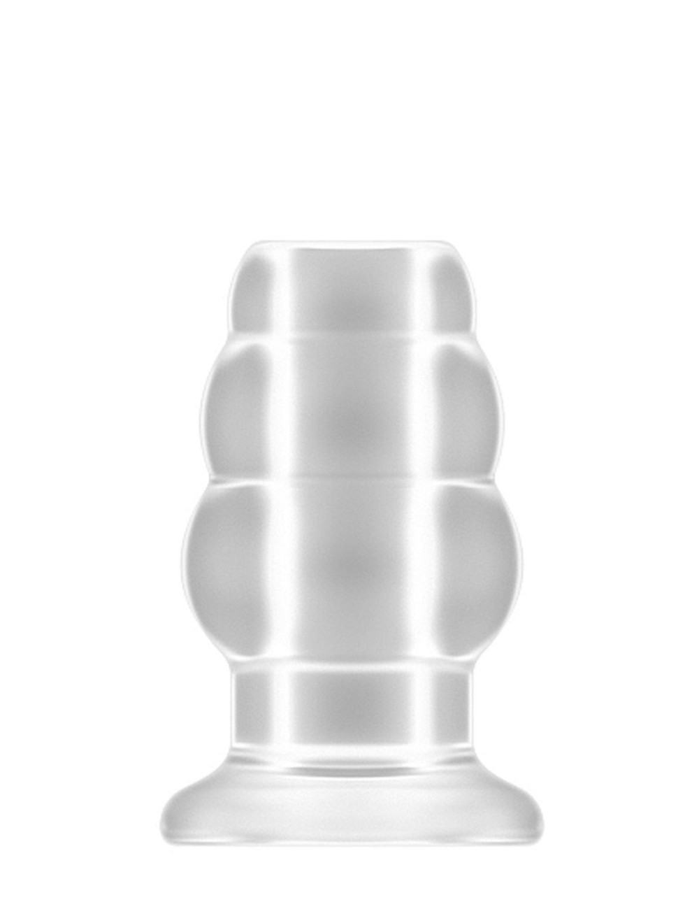No.49 - Small Hollow Tunnel Butt Plug - 3 Inch - Translucent