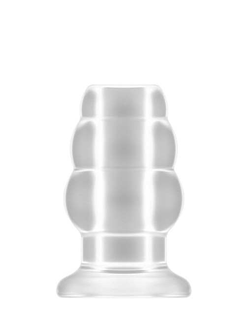 No.49 - Small Hollow Tunnel Butt Plug - 3 Inch - Translucent
