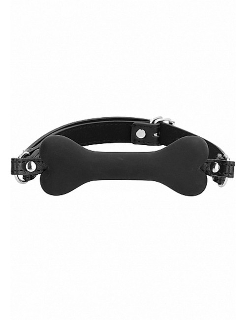 Ouch! Bone Gag – Czarny gadżet BDSM knebel