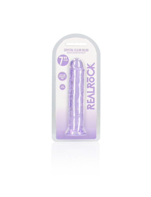 RealRock Realistyczny Dildo Żelowy z Przyssawką 18 cm