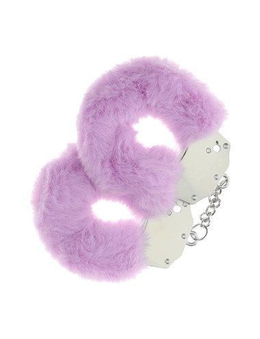 Heavy-duty Fluffy Handcuffs - Lavender