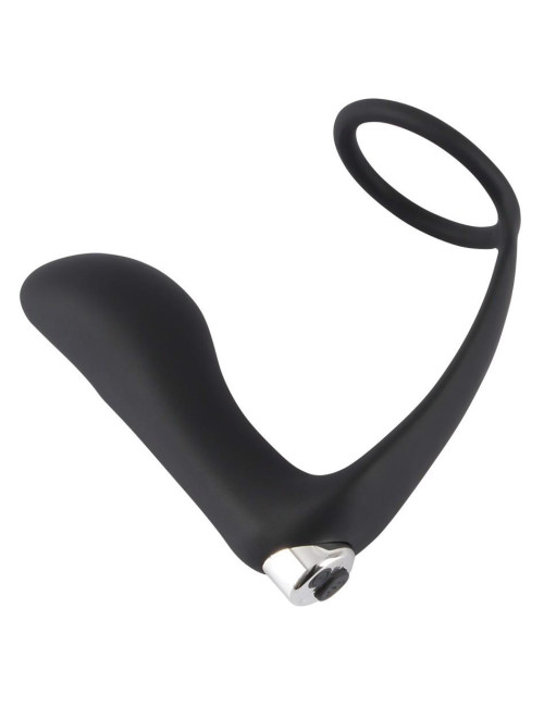Black Velvets BV Vibrating Ring & Plug Zestaw