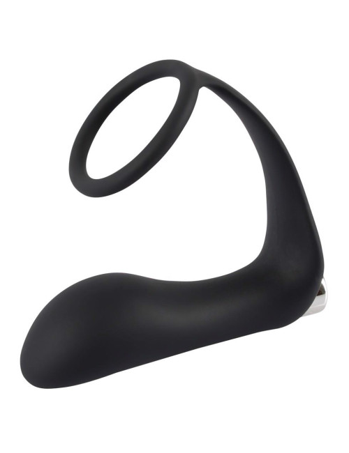 Black Velvets BV Vibrating Ring & Plug Zestaw