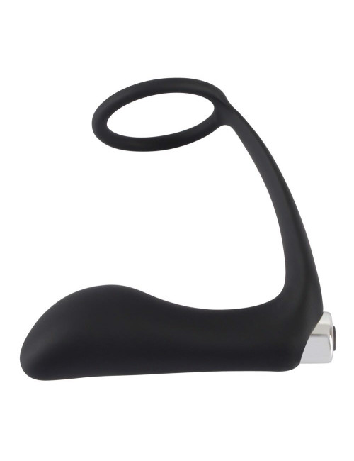 Black Velvets BV Vibrating Ring & Plug Zestaw