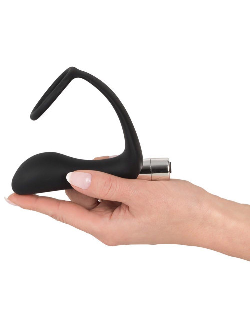 Black Velvets BV Vibrating Ring & Plug Zestaw