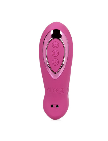 Thrusting and Tapping Vibrator - Powerful Pink