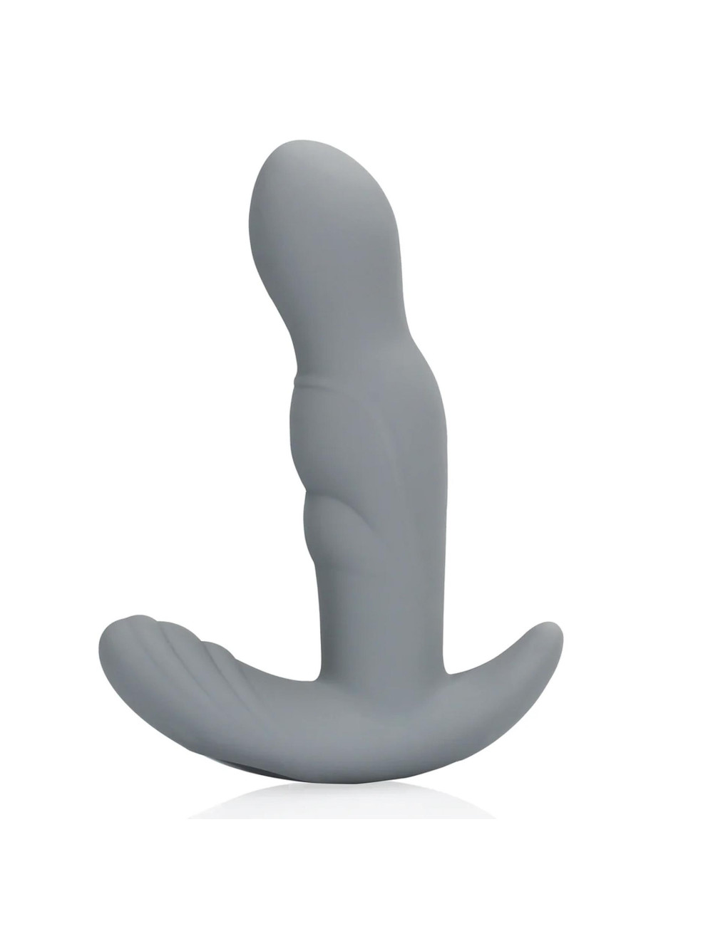 Rotating Prostate Stimulator with Remote Control - Gotham Grey
