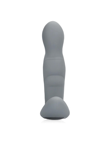 Rotating Prostate Stimulator with Remote Control - Gotham Grey