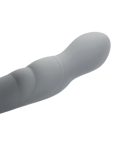 Rotating Prostate Stimulator with Remote Control - Gotham Grey