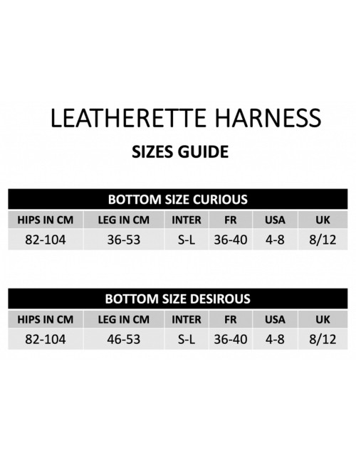 LEATHERETTE HARNESS CURIOUS