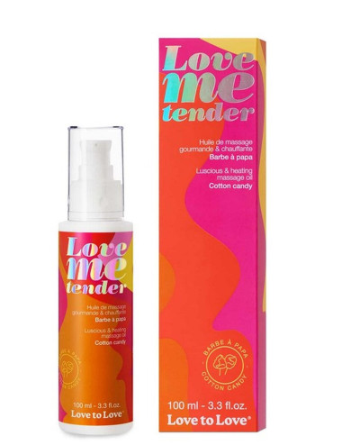 LOVE ME TENDER - MASSAGE OIL - COTTON CANDY 100ML / 3.3FL.OZ.