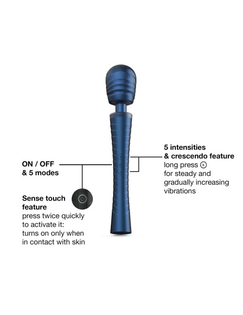 Man.wand Edgy Stellar Blue - Masażer intymny