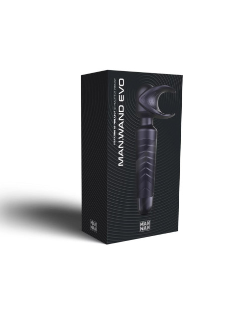 Man.wand Evo Black Plum - Akumulatorowy Masturbator